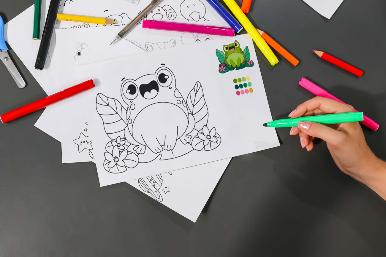 Χρωμοσελίδα βάτραχος